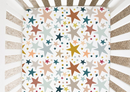 Shiny Fantasy Stars - Minky / Jersey Crib Sheets