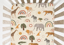 Saharan Safari Friends - Minky / Jersey Crib Sheets