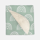 Pistachio Boho Rainbows - Vintage Baby Blankets