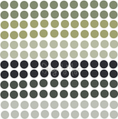 Little Baby Sheep and Polka Dots - Fabric Nursery Wall Art Decals