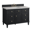 James Martin Lorelai 48" Single Bathroom Vanity, Black Onyx
