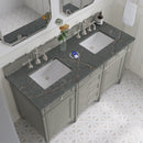 James Martin Brittany 60" Double Bathroom Vanity, Urban Gray