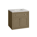 James Martin Chicago 30" Single Bathroom Vanity, Walnut Whisper
