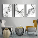 Wavy Canvas Paintings (3 Pack)