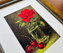 Rose and Sweet Cherry R2123 Counted Cross Stitch Kit