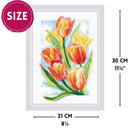Spring Glow. Tulips R2191 Counted Cross Stitch Kit