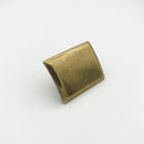 Rectangular Drawer  "Roman" Pulls in Aged Brass