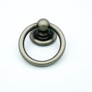 Plain Antique Silver Ring Pulls Hardware Cabinet Pull Drawer Pull