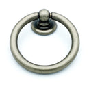 Plain Antique Silver Ring Pulls Hardware Cabinet Pull Drawer Pull