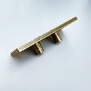 Rectangular Granada Aged Brass Drawer Handles