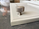 Knurled Round Knob "Texture" Cabinet Knob in Brushed Nickel