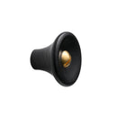 Oak, Walnut, Black Brass "Recta"  Round Cabinet Knobs