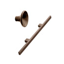 Walnut Wood "Japan" Cabinet Knob and Drawer Pulls