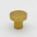 Brushed Brass "Lounge" Cabinet Knob and Wire Drawer Pulls