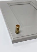 U-Shaped Antique Brass "Venice" Cabinet Knob and Drawer Pulls