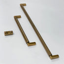 U-Shaped Antique Brass "Venice" Cabinet Knob and Drawer Pulls