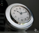 J-Cobs WWII Boeing Stearman Warbird Radial Engine Piston Mirror Polished Desk Clock