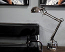 J-Cobs Jacobs Radial Engine WWII Chrome AMERICAN FLAG usa Aviator Piston Desk Lamp