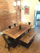 Rustic Industrial Dining Table