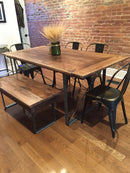 Rustic Industrial Dining Table