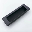 Recessed Matte Black Drawer Pulls