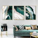 Green Opulence Canvas Painting (6 pack)