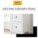 Mascot Hardware Tile Pattern 1-3/5 in. Grey Drawer Cabinet Knob