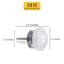 Mascot Hardware 1-4/7 in. Grey Design Drawer Cabinet Knob (Pack of 10)