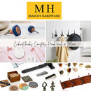 Mascot Hardware Camellia Washed 1-4/7 in. Blue Cabinet Knob (Pack of 10)