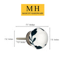 Mascot Hardware Floral Basil 1-1/2 in. Round Cabinet Knob (Pack of 10)