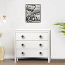 Mascot Hardware 1.5 in. Flower Knob White & Grey Drawer Cabinet Knob