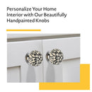 Mascot Hardware Black Lily 1-4/7 in. Round Cabinet Knob (Pack of 10)