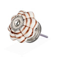 Mascot Hardware Ringed 1-4/7 in. Brown Melon Drawer Cabinet Knob