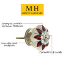 Mascot Hardware Heart 1-37/50 in. White Cabinet Knob (Pack of 10)