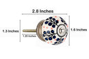 Mascot Hardware Dotted Tree 1-4/7 in. Blue Cabinet Knob (Pack of 10)