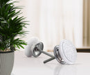 Mascot Hardware 1-3/5 in. Grey Design Cabinet Knob (Pack of 10)