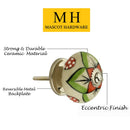 1-3/5 in. White & Multicolor Cabinet Knob (Pack of 10)