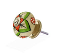 1-3/5 in. White & Multicolor Cabinet Knob (Pack of 10)