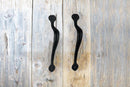 Mascot Hardware Spear 9'', 13 Black Door Pull Handle Single Pack