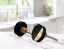 Mascot Hardware Fusion 1-1/2 in. Black Moon Drawer Cabinet Knob