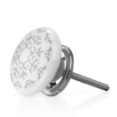 Mascot Hardware Milkweed 1-3/5 in. Grey Design Cabinet Knob (Pack of 10)