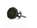 Mascot Hardware Octagon Swirl 1.46 in. Ceramic Drawer Cabinet Knob