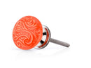 Mascot Hardware Intricate 1-1/2 in. Orange Mushroom Cabinet Knob (Pack of 10)