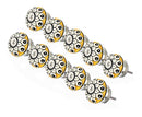 Mascot Hardware Classic 1-4/7 in. Yellow Cabinet Knob (Pack of 10)