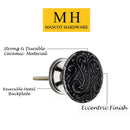 Mascot Hardware Designer Waves 1.30 in. Round Drawer Cabinet Knob