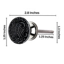 Mascot Hardware Designer Waves 1.30 in. Round Drawer Cabinet Knob