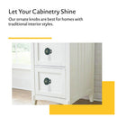 Green Designer 1-2/3 in. Cabinet Knob (Pack of 10)