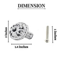 Mascot Hardware Floral Bead 2 in. Patina Drawer Cabinet Knob