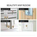 Mascot Hardware 1-3/5 in. Leatherite Drawer Cabinet Knob