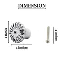 Mascot Hardware Beaded Floral 1-1/4" (30mm) Patina Drawer Cabinet Knob